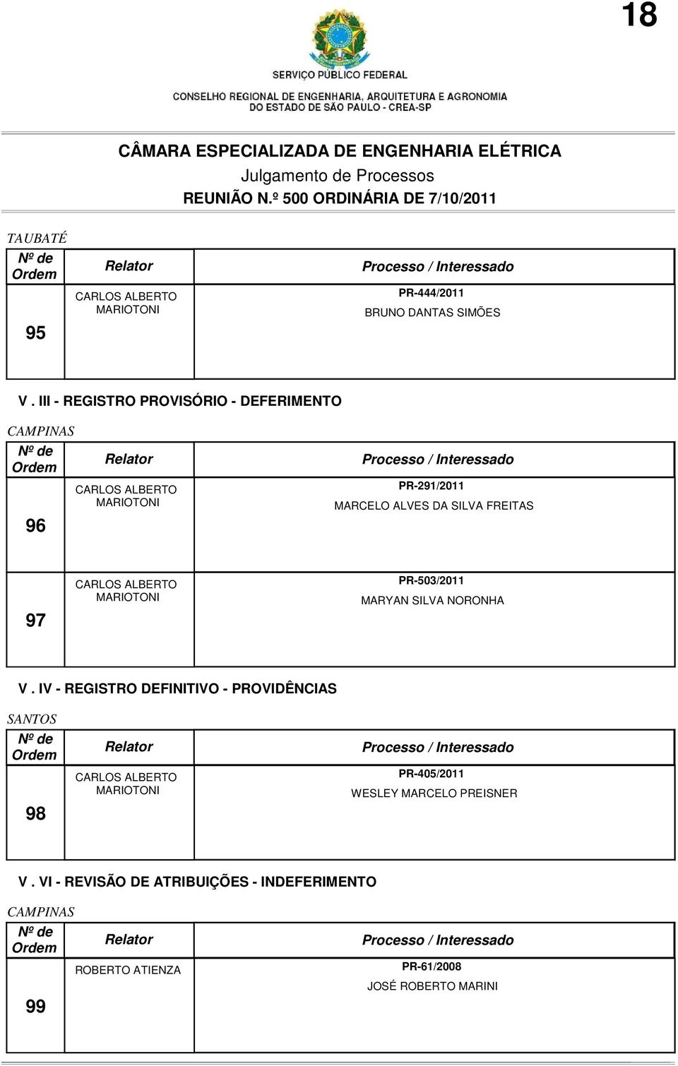 FREITAS 97 PR-503/2011 MARYAN SILVA NORONHA V.