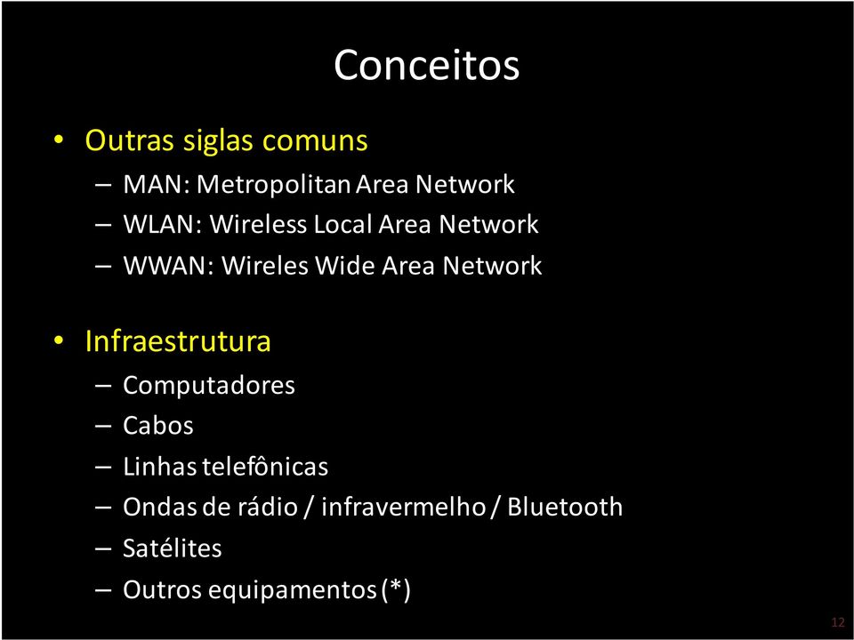 Network Infraestrutura Computadores Cabos Linhas telefônicas