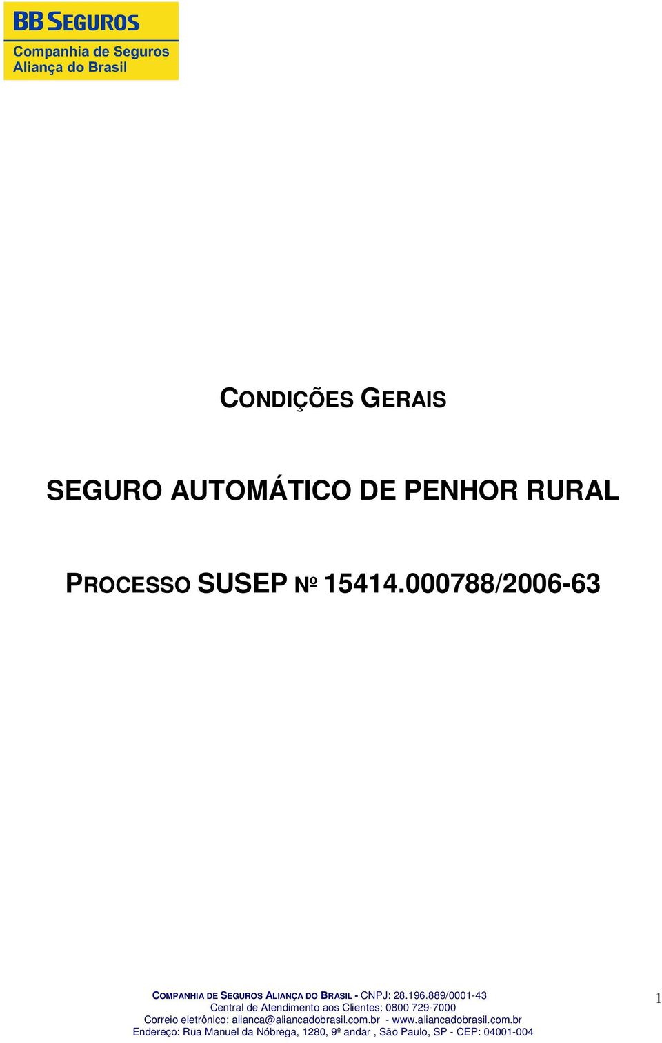 PENHOR RURAL PROCESSO