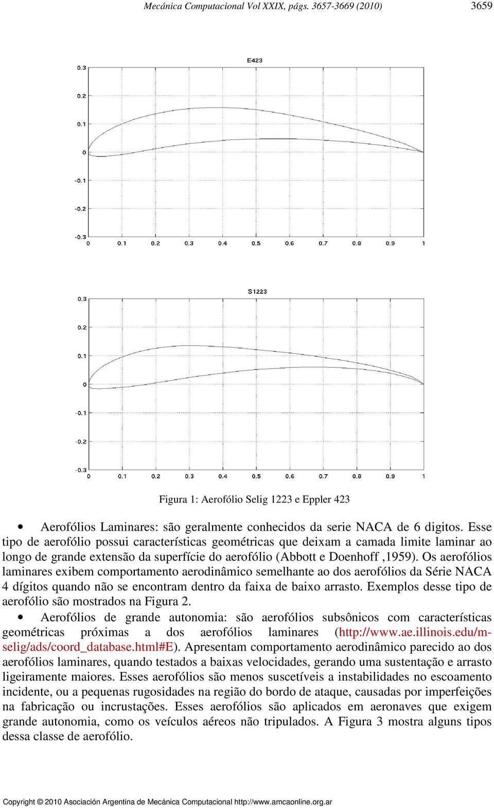 Os aerofólios laminares exibem comportamento aerodinâmico semelhante ao dos aerofólios da Série NACA 4 dígitos quando não se encontram dentro da faixa de baixo arrasto.