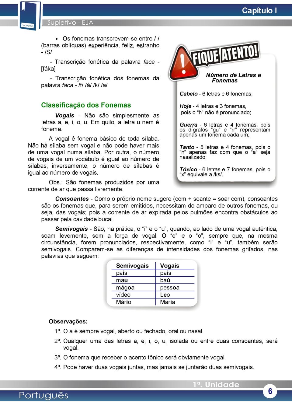 e, i, o, u. Em quilo, a letra u nem é fonema. Guerra - 6 letras e 4 fonemas, pois os dígrafos gu e rr representam apenas um fonema cada um; A vogal é fonema básico de toda sílaba.