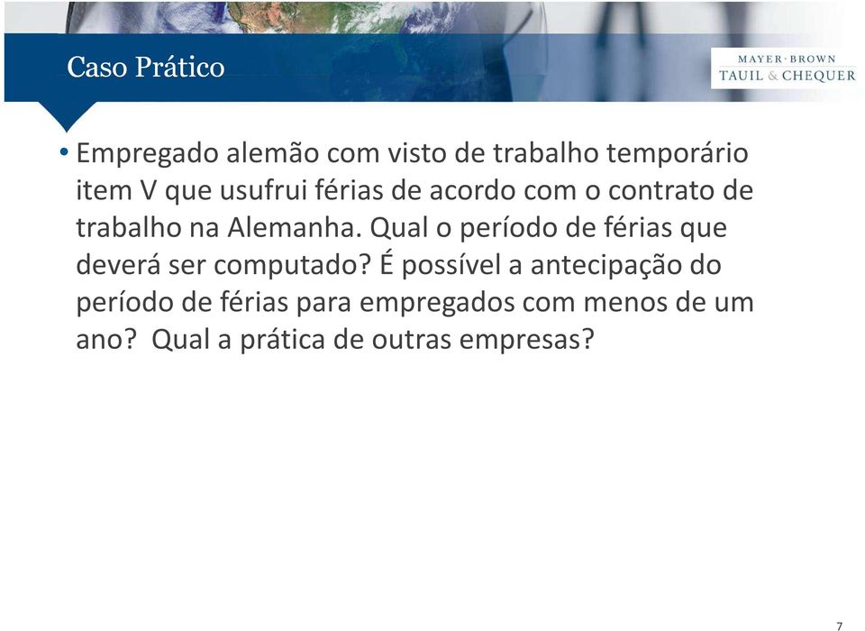 Qual o período de férias que deverá ser computado?