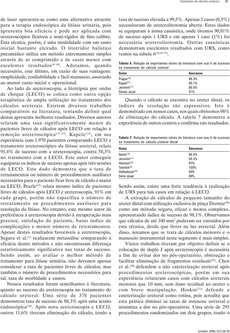 O litotridor balístico pneumático utiliza um método extremamente simples através de ar comprimido e de custo menor com excelentes resultados (9-10).