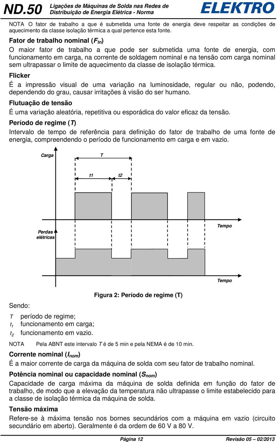 ultrapassar o limite de aquecimento da classe de isolação térmica.