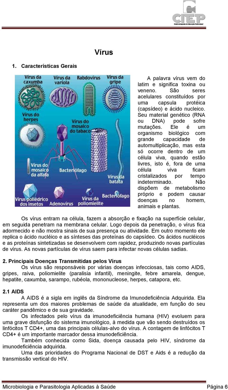 Ele é um organismo biológico com grande capacidade de automultiplicação, mas esta só ocorre dentro de um célula viva, quando estão livres, isto é, fora de uma célula viva ficam cristalizados por