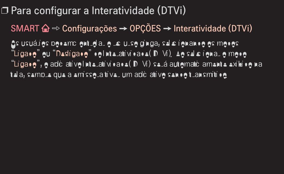 Interatividade (DTVi).