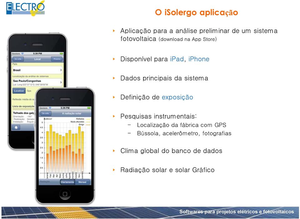 Definição de exposição Pesquisas instrumentais: Localização da fábrica com GPS