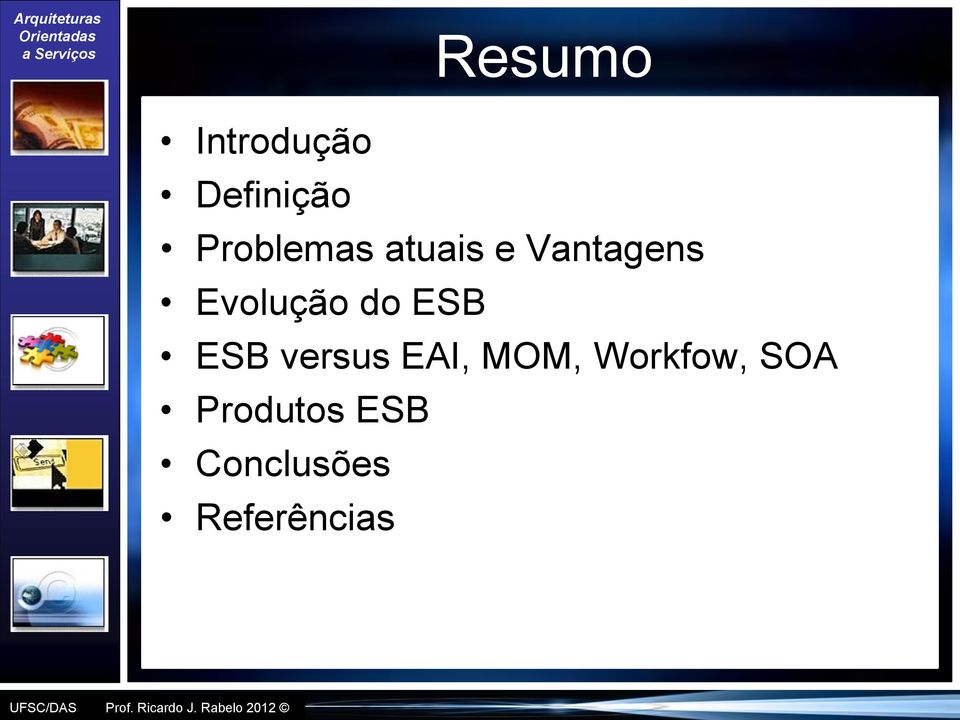 Evolução do ESB ESB versus EAI,