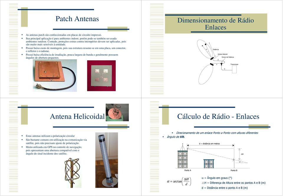 ossui baixo custo de montagem, pois sua estrutura resume-se em uma placa, um conector, o refletor e o radome.