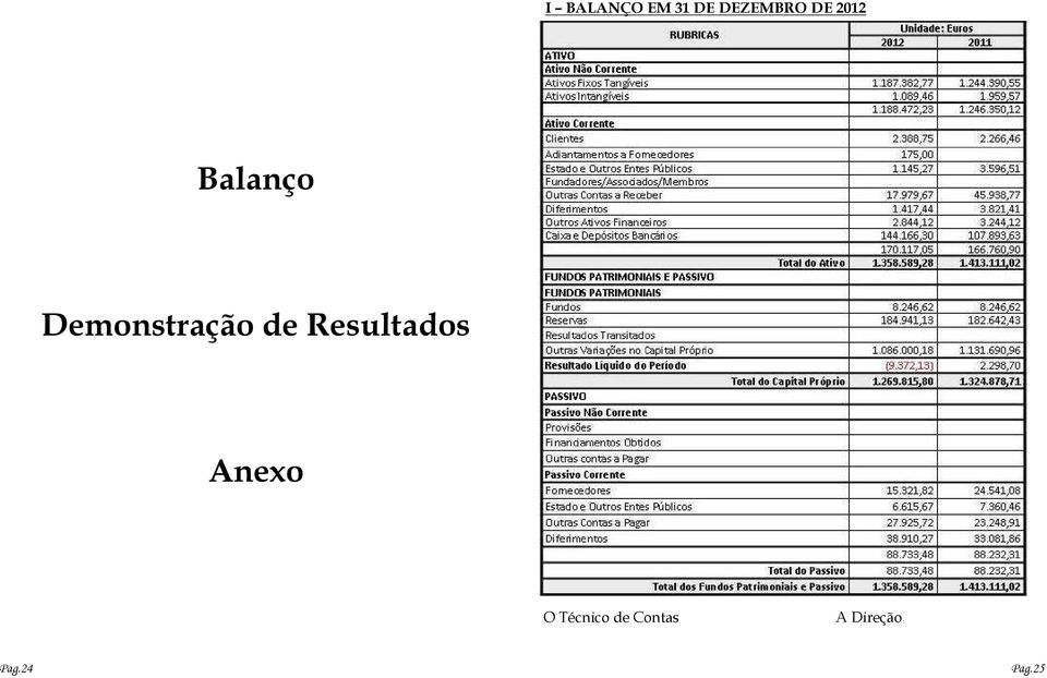 de Resultados Anexo O Técnico