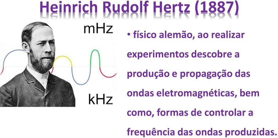 propagação das ondas eletromagnéticas, bem como,