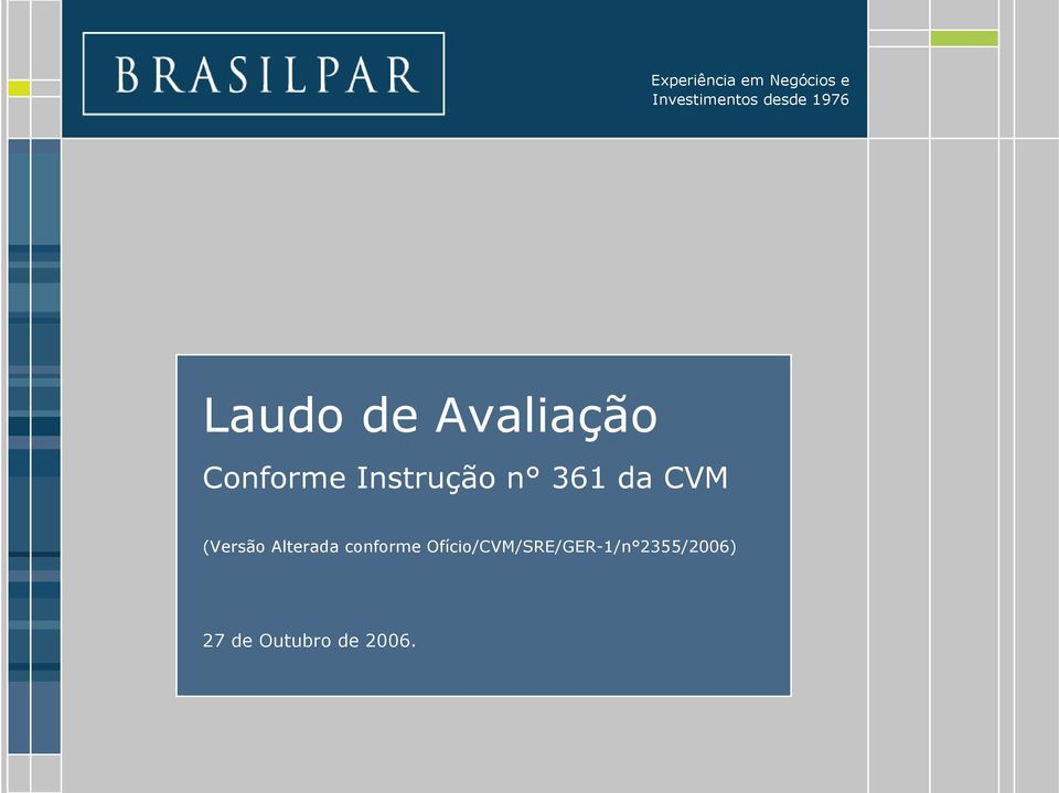 361 da CVM (Versão Alterada conforme