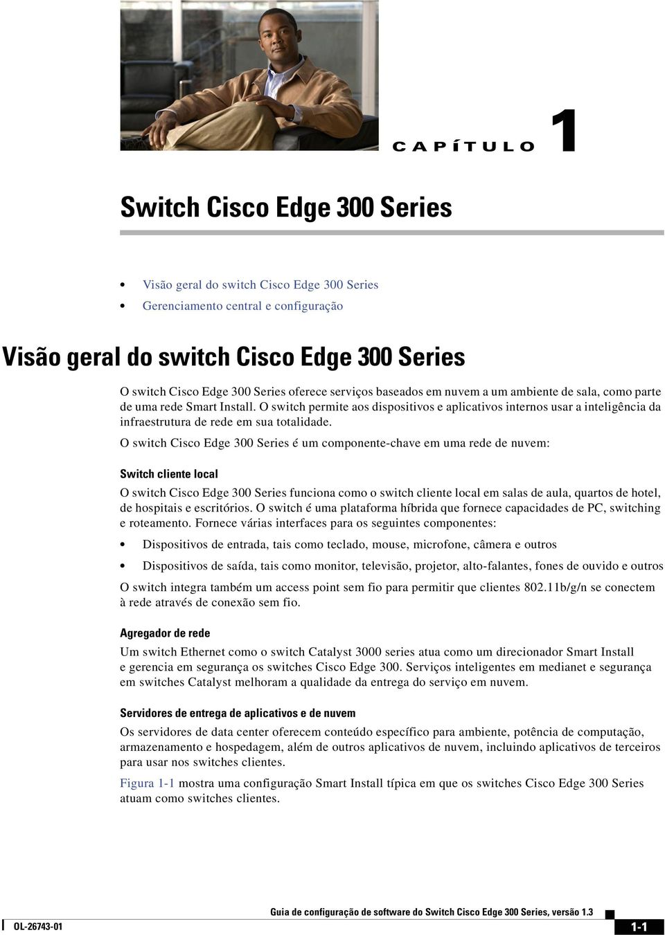 O switch permite aos dispositivos e aplicativos internos usar a inteligência da infraestrutura de rede em sua totalidade.