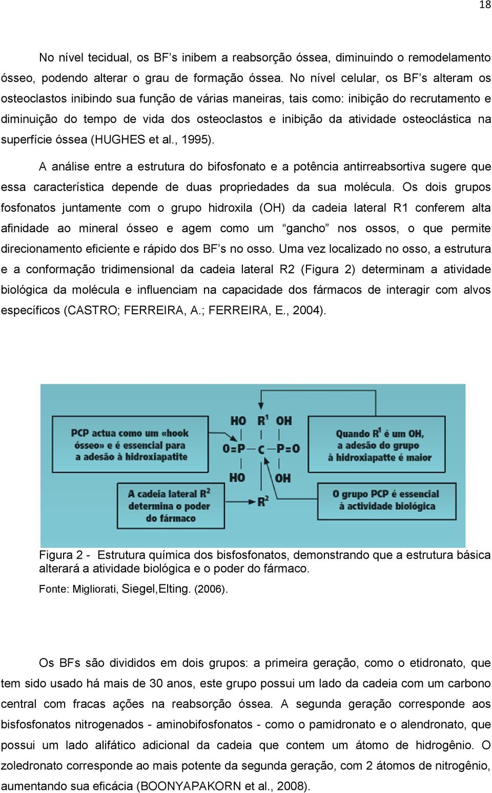 osteoclástica na superfície óssea (HUGHES et al., 1995).