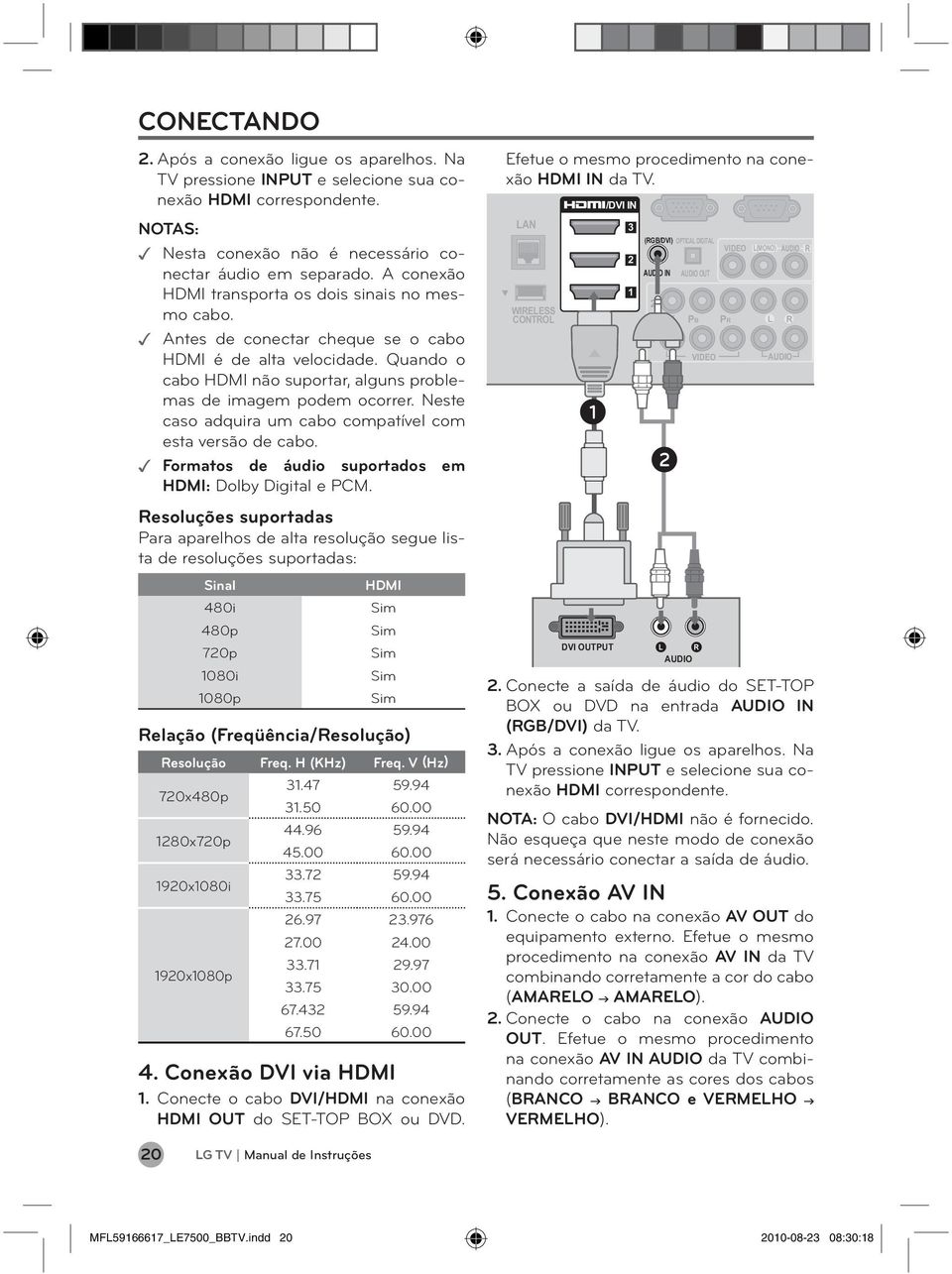 Neste caso adquira um cabo compatível com esta versão de cabo. Formatos de áudio suportados em HDMI: Dolby Digital e PCM.