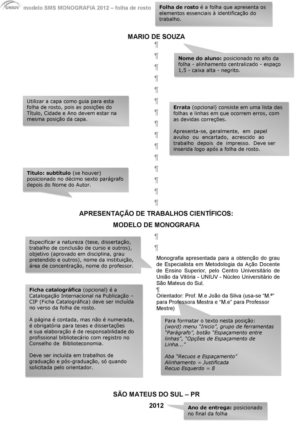 APRESENTAÇÃO DE TRABALHOS CIENTÍFICOS: Especificar a natureza (tese, dissertação, trabalho de conclusão de curso e outros), objetivo (aprovado em disciplina, grau pretendido e outros), nome da