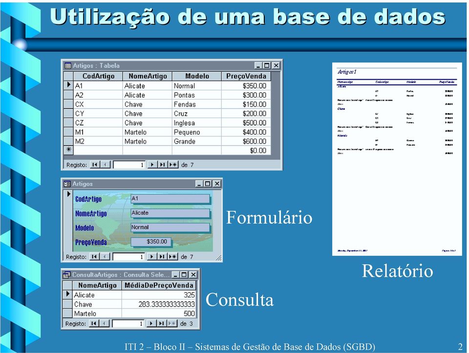 de Gestão de Base de Dados