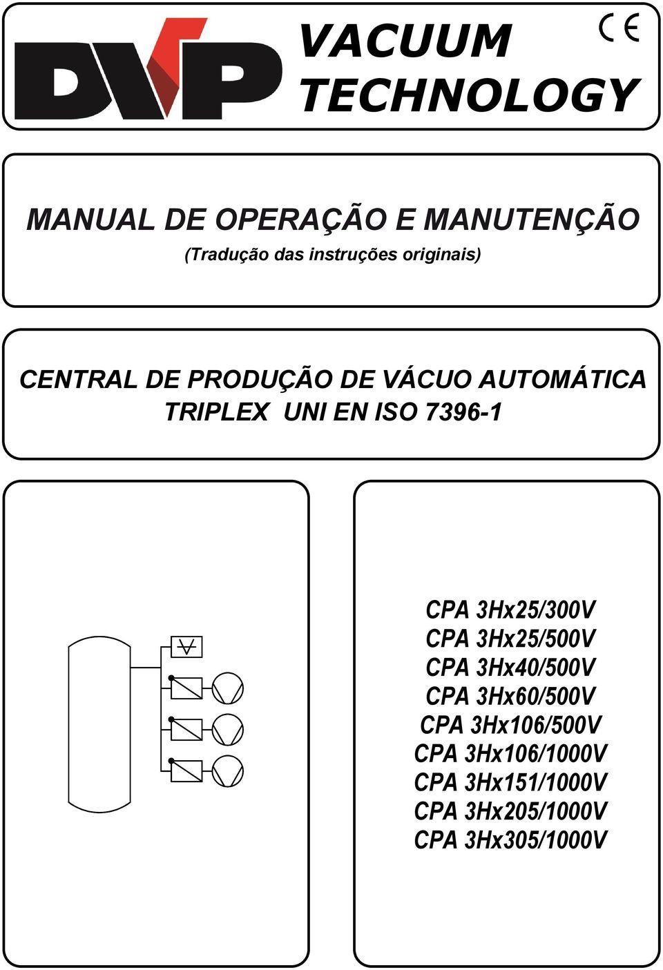 EN ISO 7396-1 CPA 3Hx25/300V CPA 3Hx25/500V CPA 3Hx40/500V CPA 3Hx60/500V