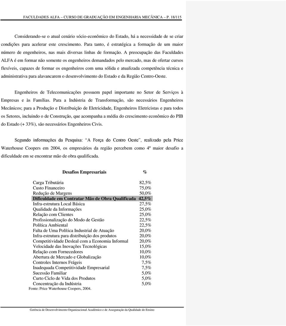 A preocupação das Faculdades ALFA é em formar não somente os engenheiros demandados pelo mercado, mas de ofertar cursos flexíveis, capazes de formar os engenheiros com uma sólida e atualizada