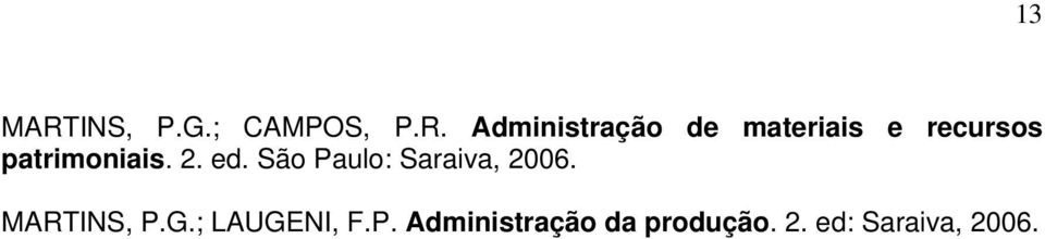 Administração de materiais e recursos