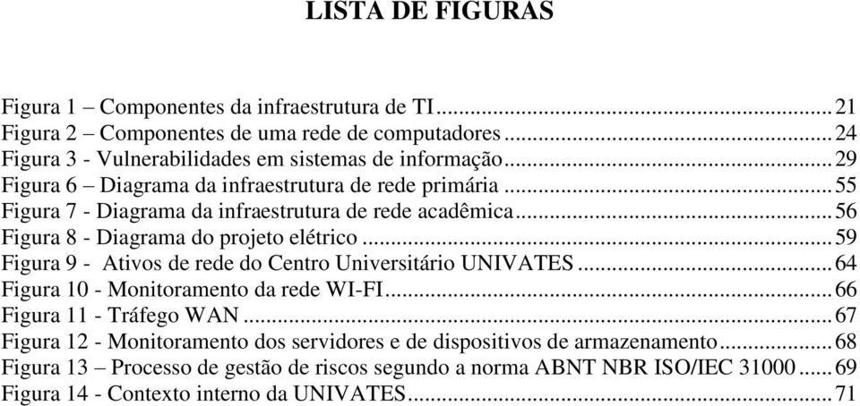 .. 59 Figura 9 - Ativos de rede do Centro Universitário UNIVATES... 64 Figura 10 - Monitoramento da rede WI-FI... 66 Figura 11 - Tráfego WAN.