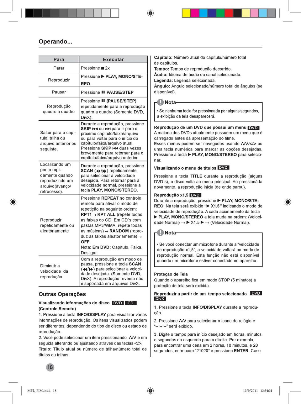 Saltar para o capítulo, trilha ou arquivo anterior ou seguinte.