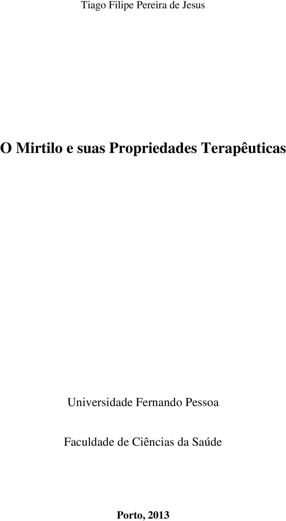 Terapêuticas Universidade Fernando