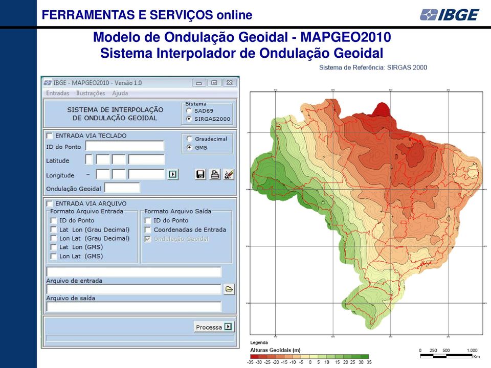 Geoidal - MAPGEO2010