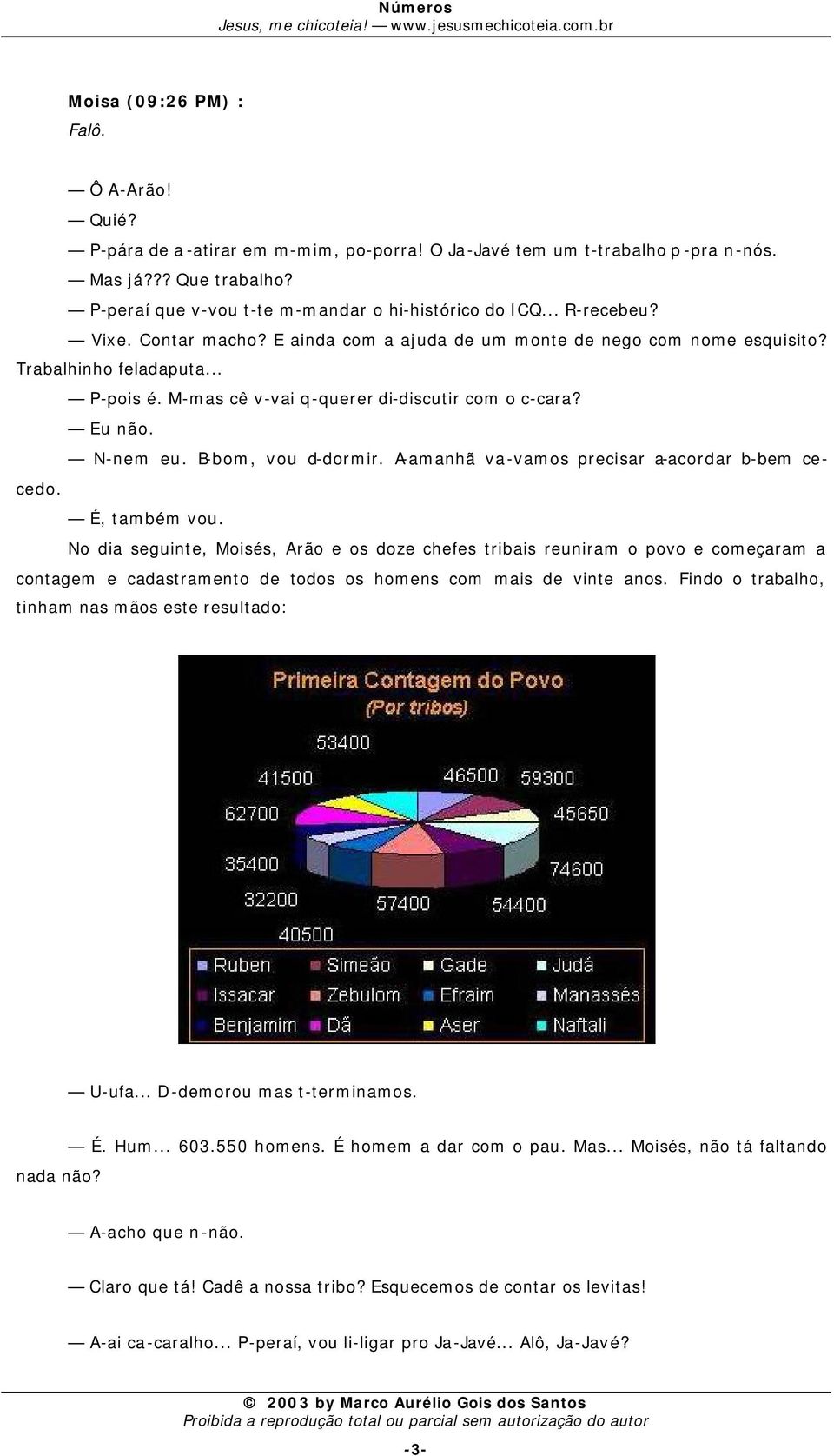 B-bom, vou d-dormir. A-amanhã va-vamos precisar a-acordar b-bem cecedo. É, também vou.