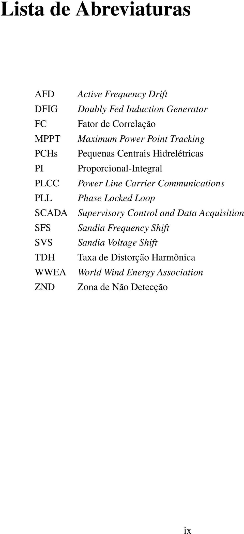 Proporcional-Integral Power Line Carrier Communications Phase Locked Loop Supervisory Control and Data Acquisition