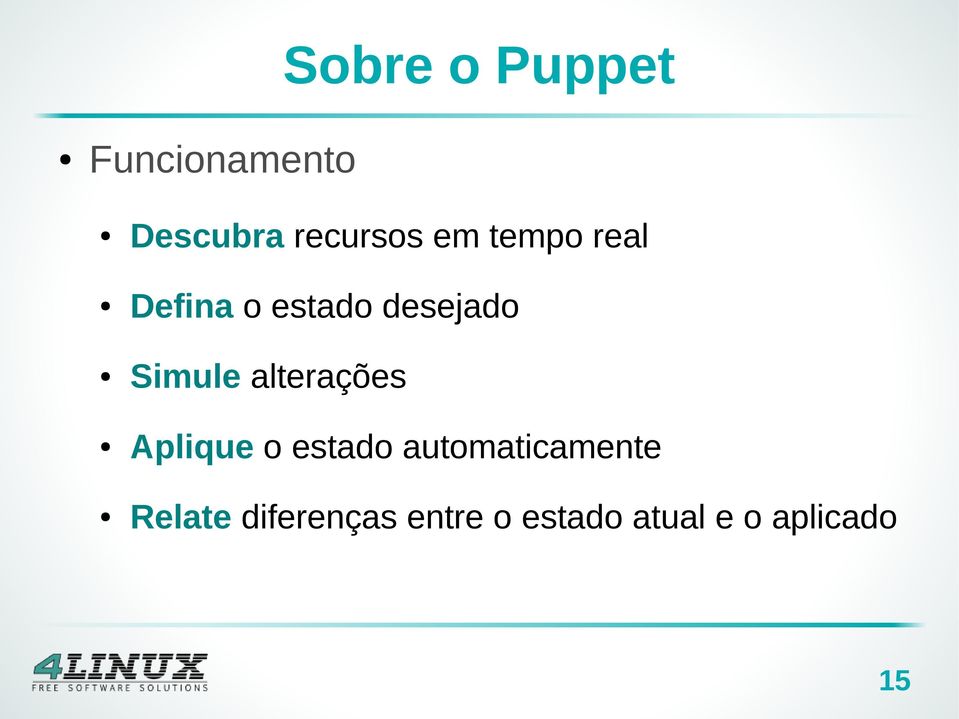 alterações Aplique o estado automaticamente