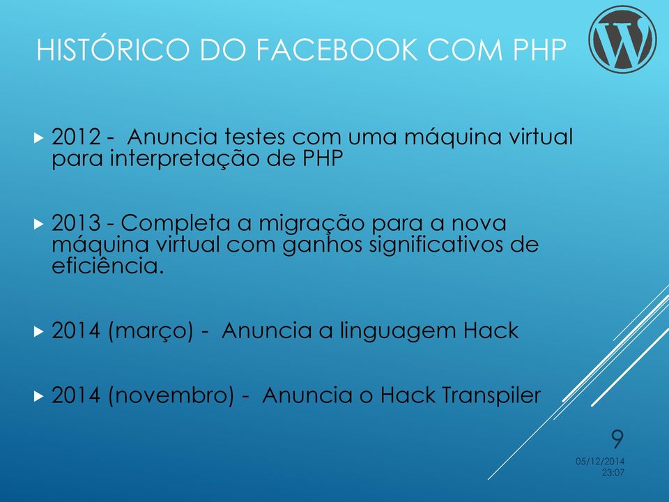 nova máquina virtual com ganhos significativos de eficiência.