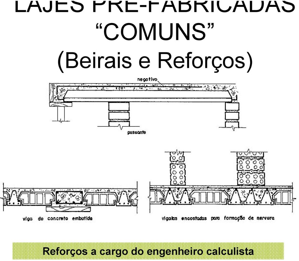 Reforços) Reforços a