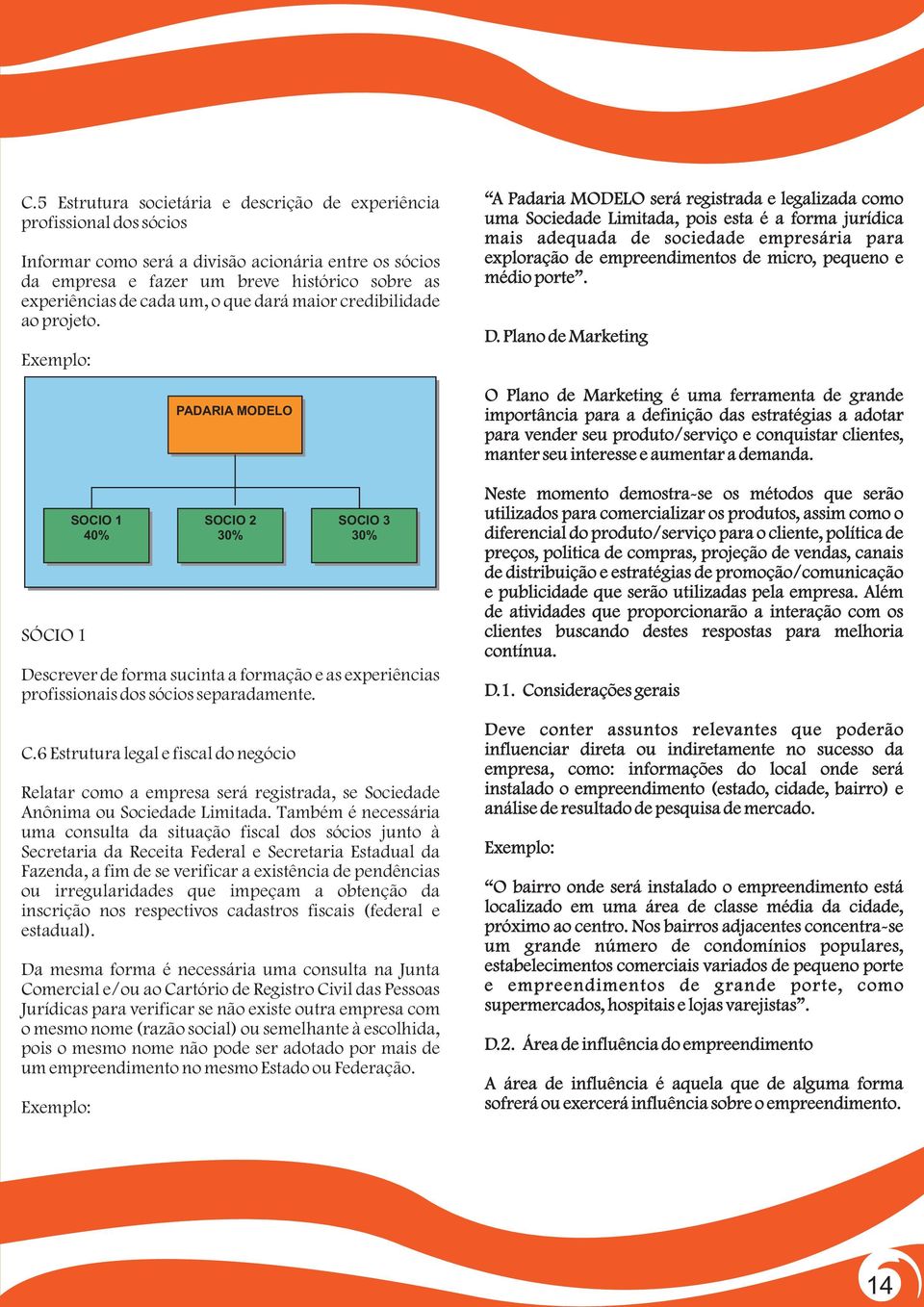 6 Estrutura legal e fiscal do negócio Relatar como a empresa será registrada, se Sociedade Anônima ou Sociedade Limitada.