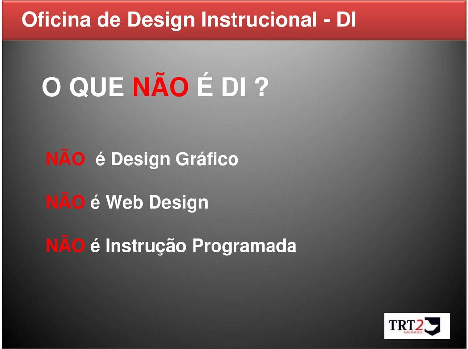 Gráfico NÃO é Web