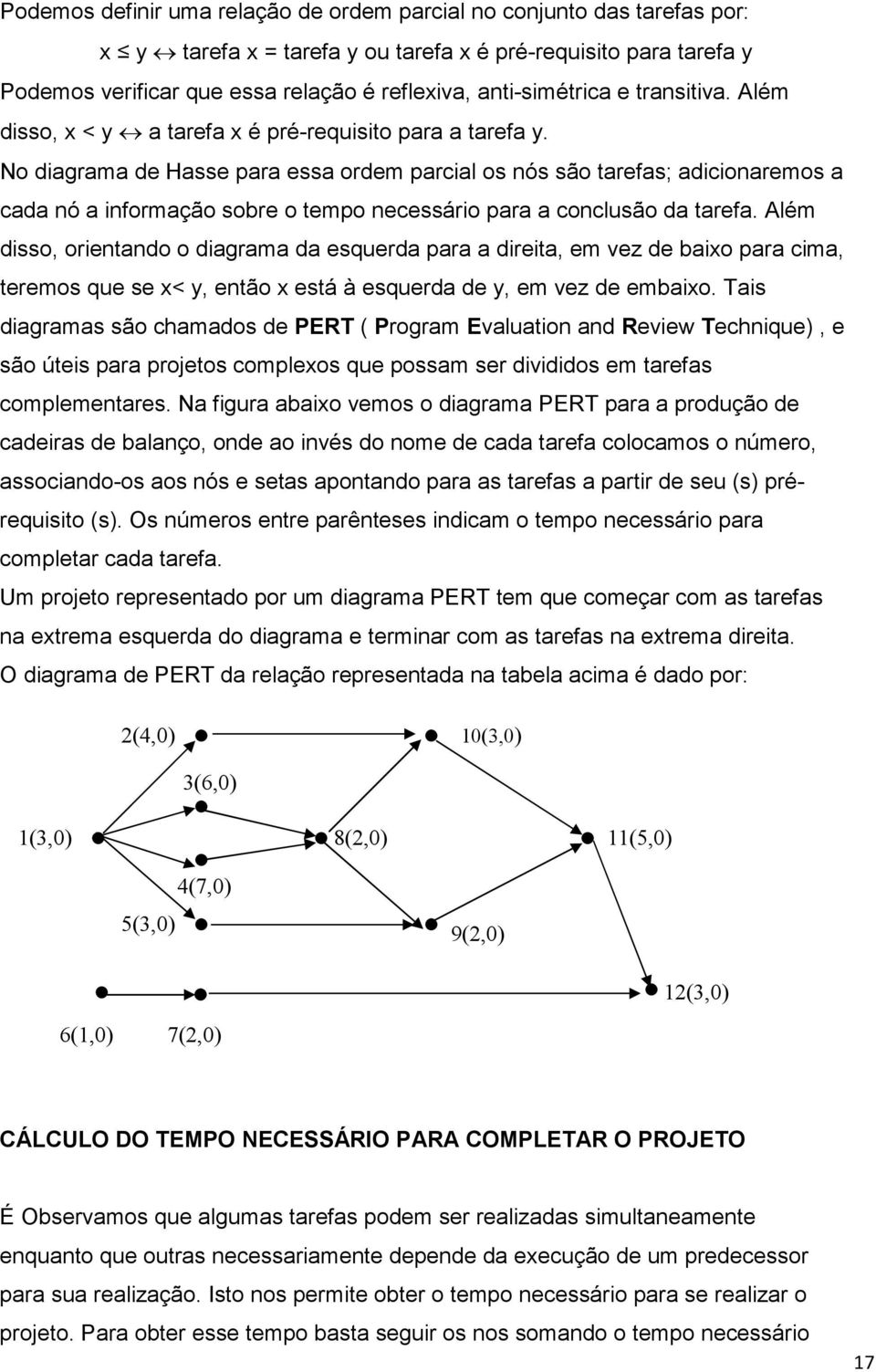 lém disso, orientndo o digrm d esquerd pr direit, em vez de ixo pr im, teremos que se x< y, então x está à esquerd de y, em vez de emixo.