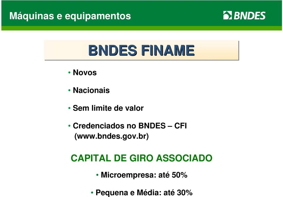 BNDES CFI (www.bndes.gov.
