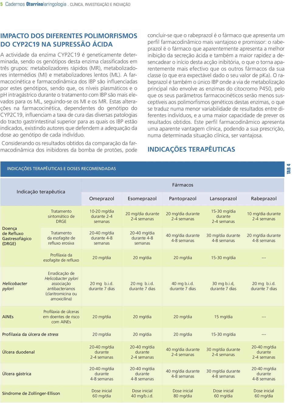 classificados em três grupos: metabolizadores rápidos (MR), metabolizadores intermédios (MI) e metabolizadores lentos (ML).