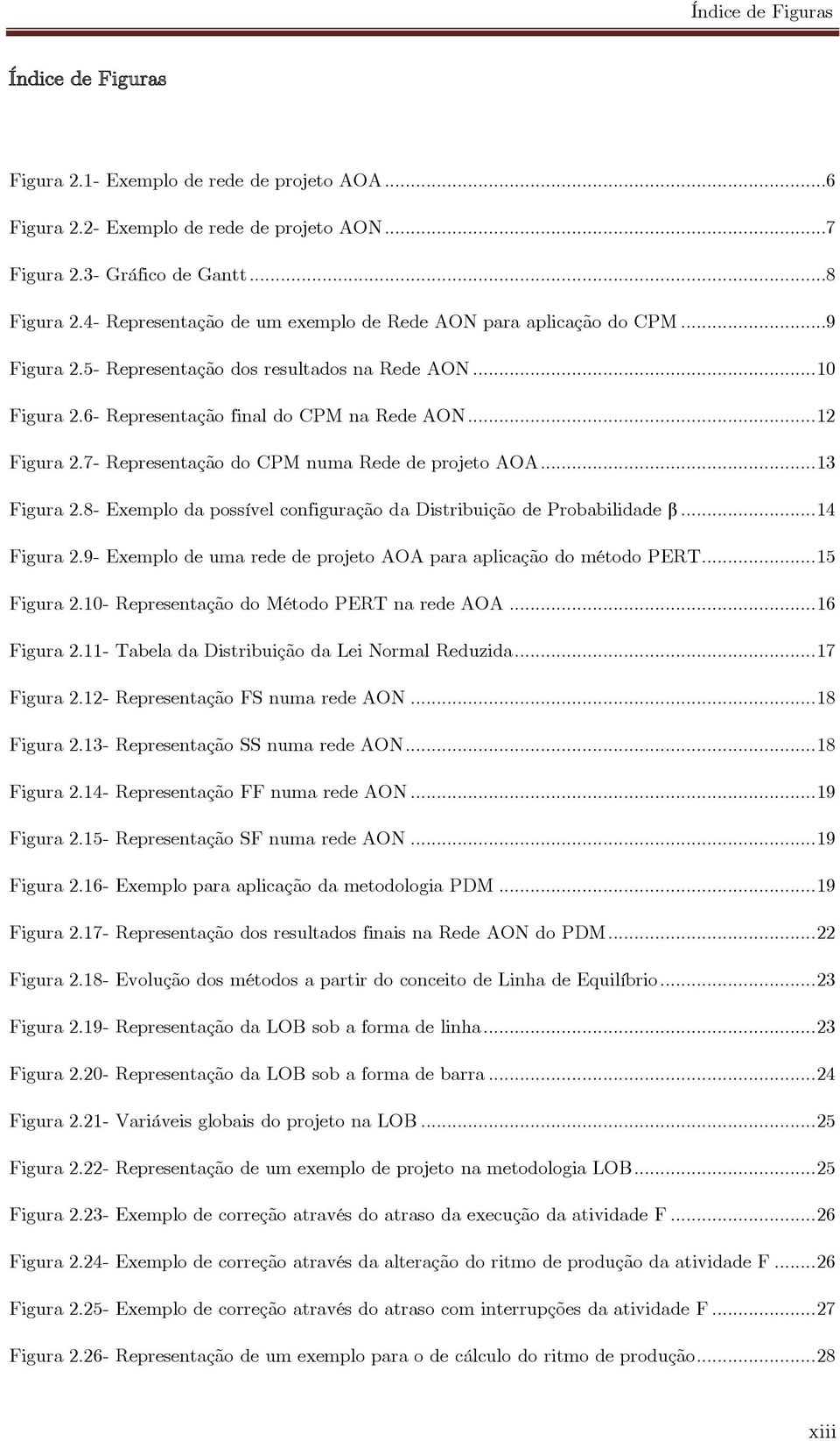 7- Representação do CPM numa Rede de projeto AOA... 13 Figura 2.8- Exemplo da possível configuração da Distribuição de Probabilidade β... 14 Figura 2.