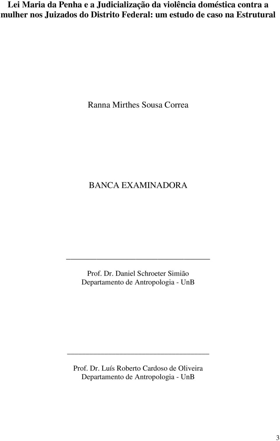 Correa BANCA EXAMINADORA Prof. Dr.