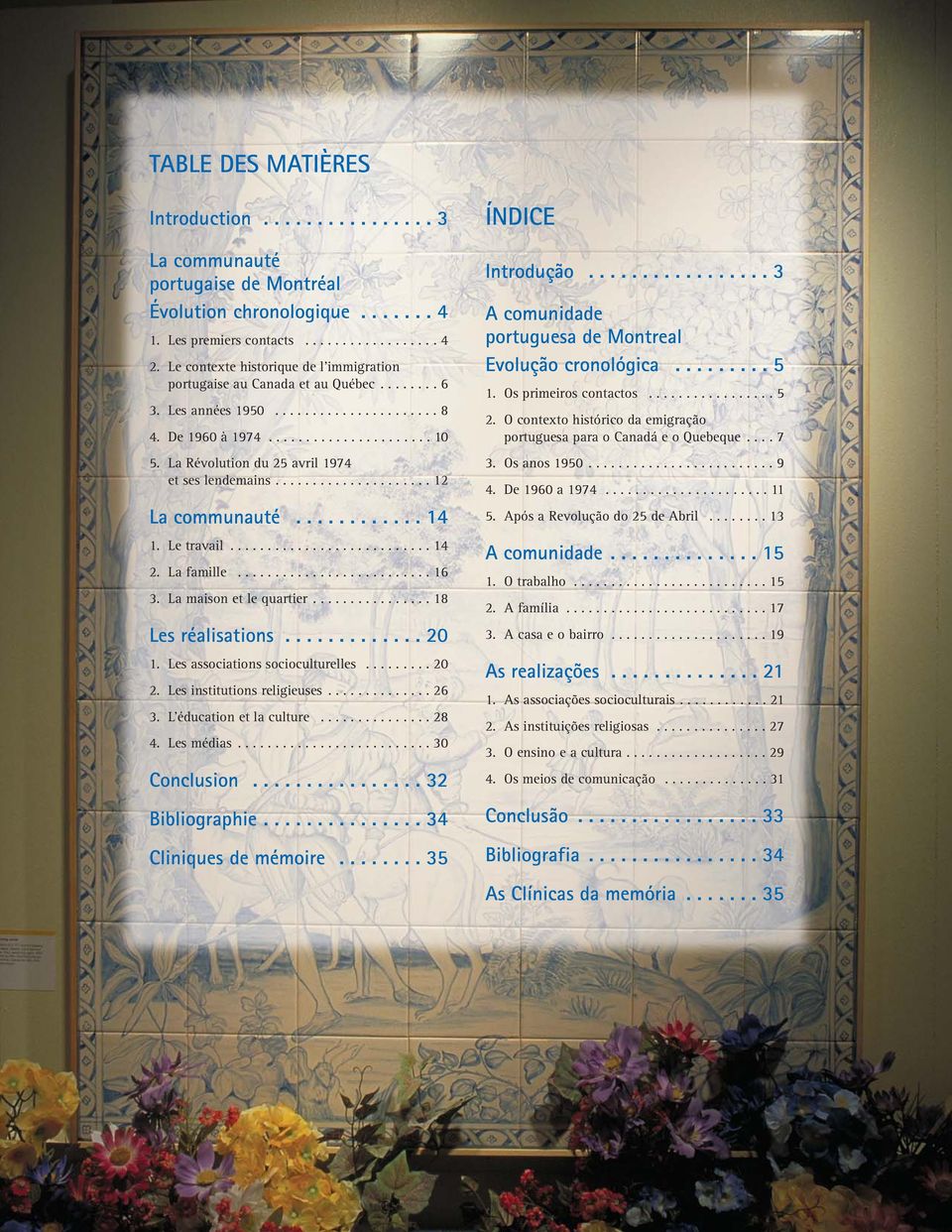 La Révolution du 25 avril 1974 et ses lendemains..................... 12 La communauté............ 14 1. Le travail........................... 14 2. La famille.......................... 16 3.