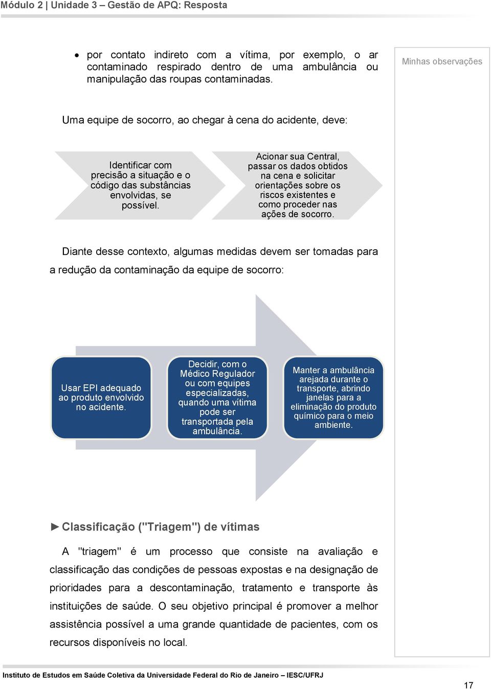 Acionar sua Central, passar os dados obtidos na cena e solicitar orientações sobre os riscos existentes e como proceder nas ações de socorro.