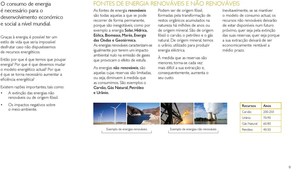 Por que é que devemos mudar o modelo energético actual? Por que é que se torna necessário aumentar a eficiência energética?