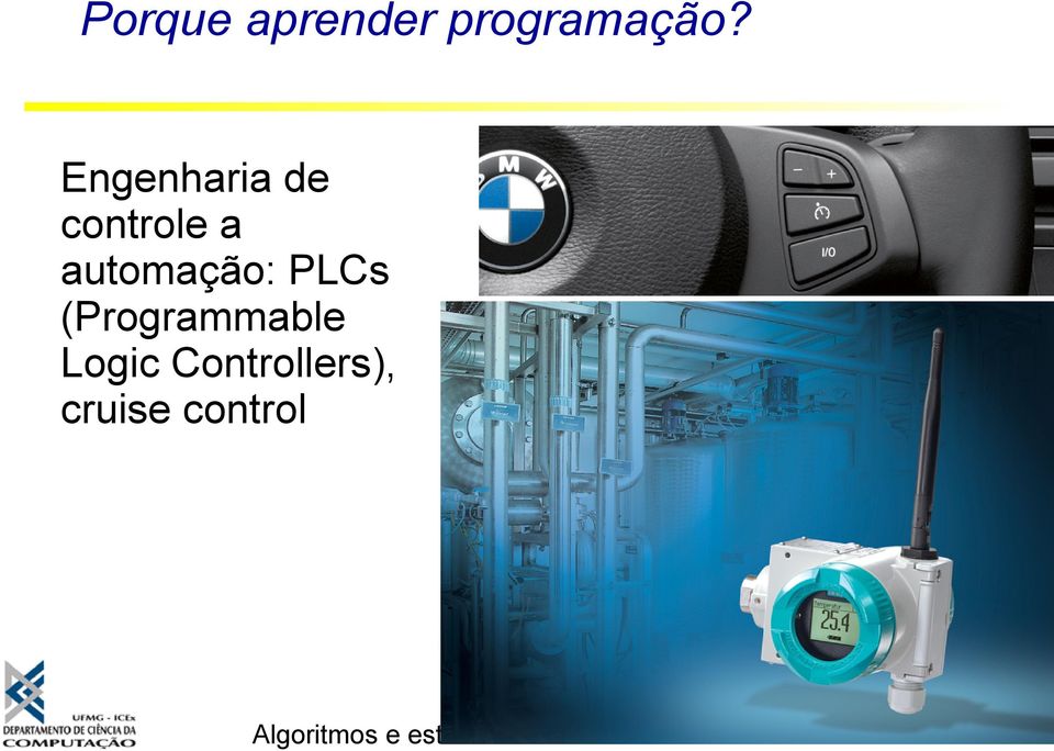 automação: PLCs (Programmable