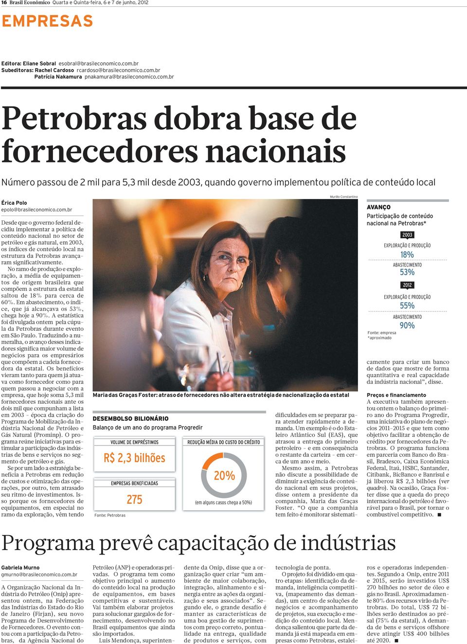 Desde que o governo federal decidiu implementar a política de conteúdo nacional no setor de petróleo e gás natural, em 2003, os índices de conteúdo local na estrutura da Petrobras avançaram