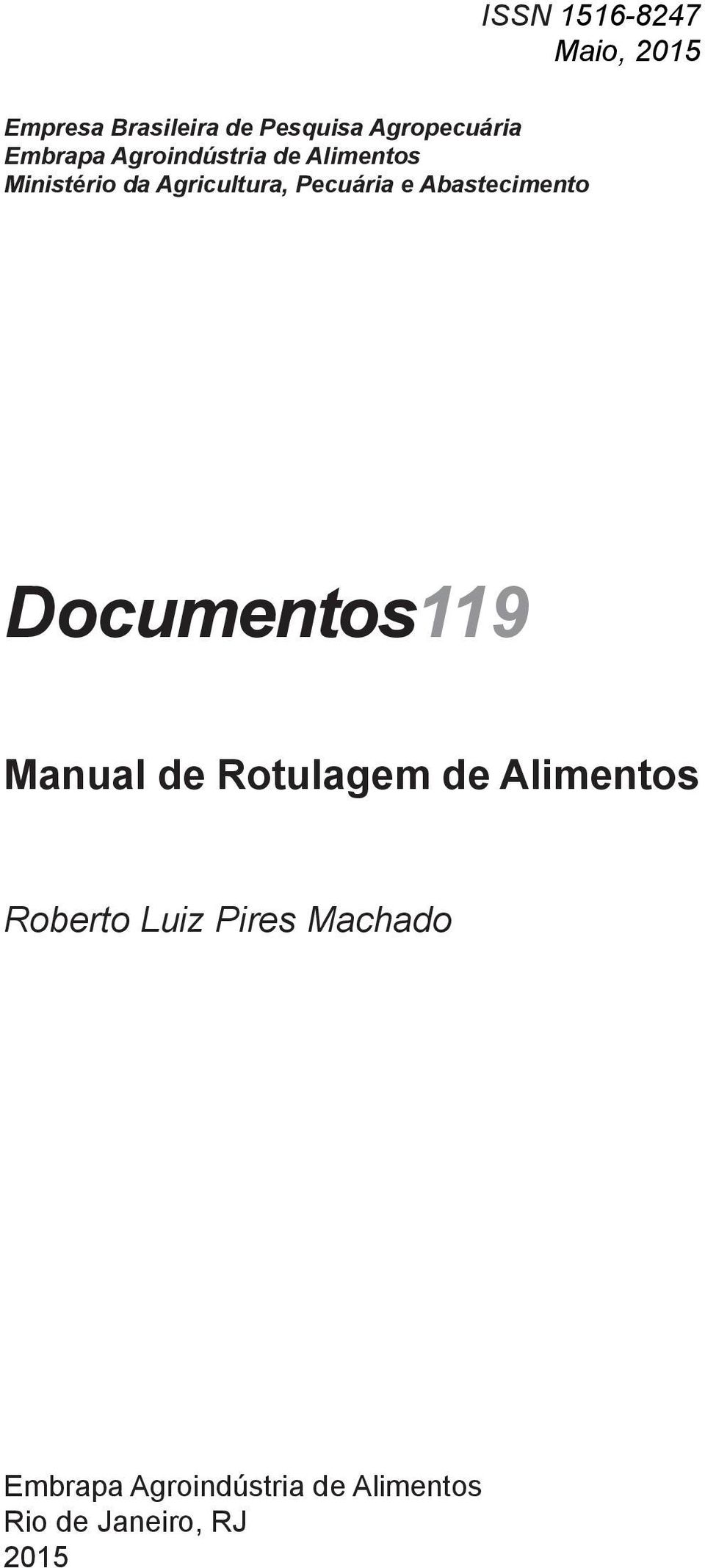 Abastecimento Documentos119 Manual de Rotulagem de Alimentos Roberto
