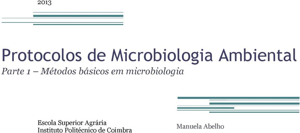 microbiologia Escola Superior Agrária