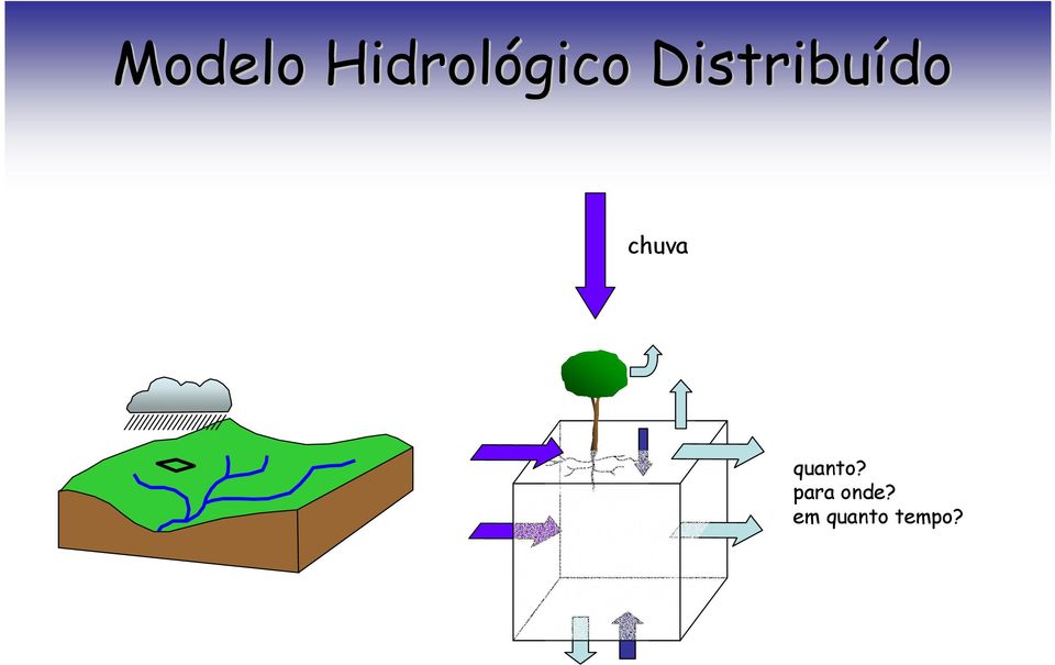 Distribuído chuva