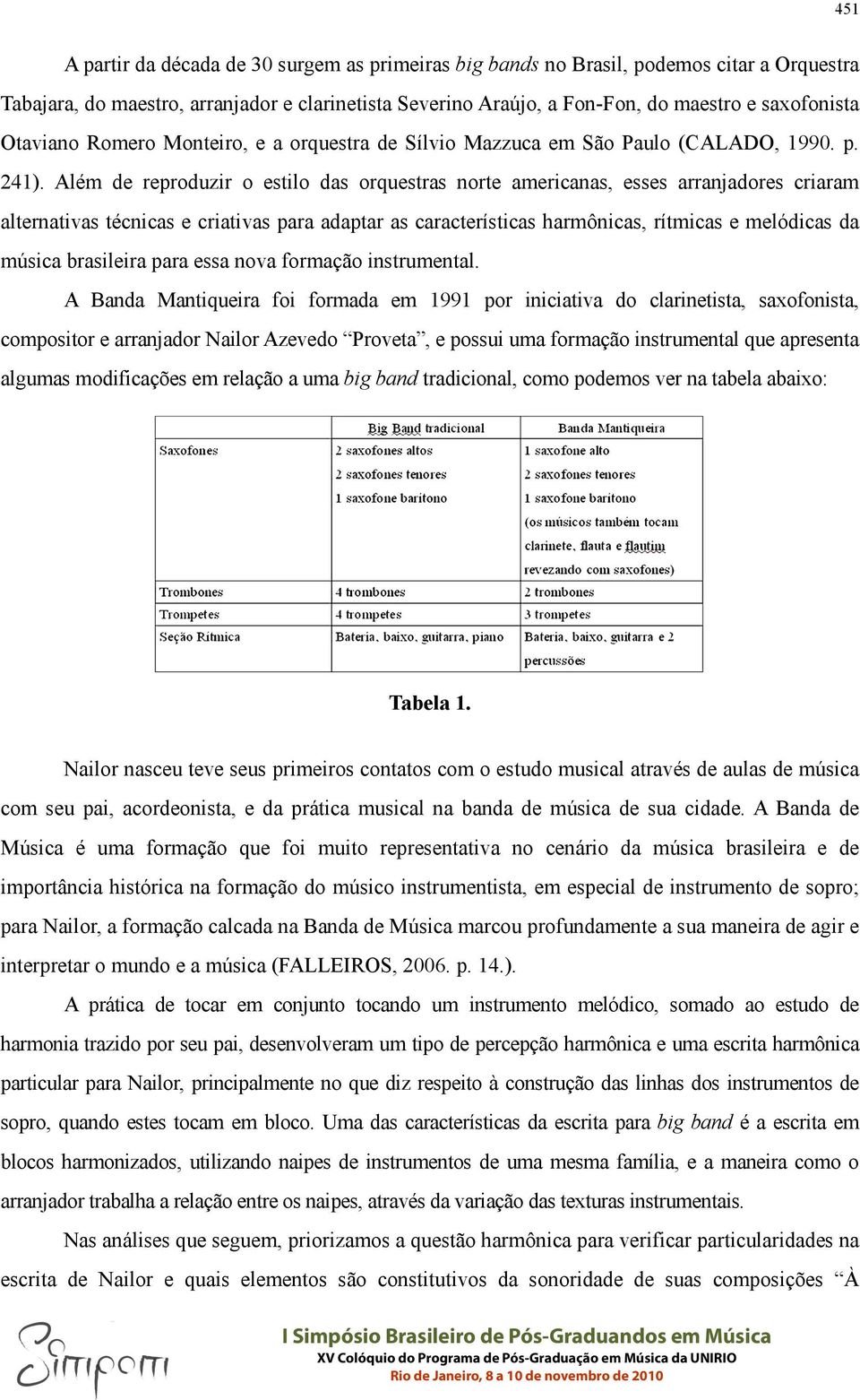 Além de reproduzir o estilo das orquestras norte americanas, esses arranjadores criaram alternativas técnicas e criativas para adaptar as características harmônicas, rítmicas e melódicas da música