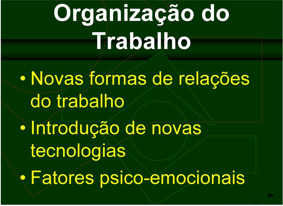 trabalho Introdução de novas